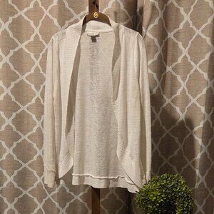White light-weight maternity cardigan